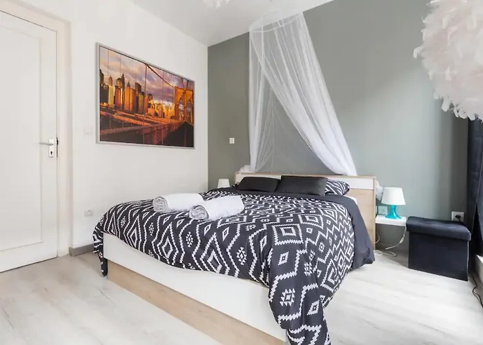 Appartement B Boston, 25m2, Centre, Balcon